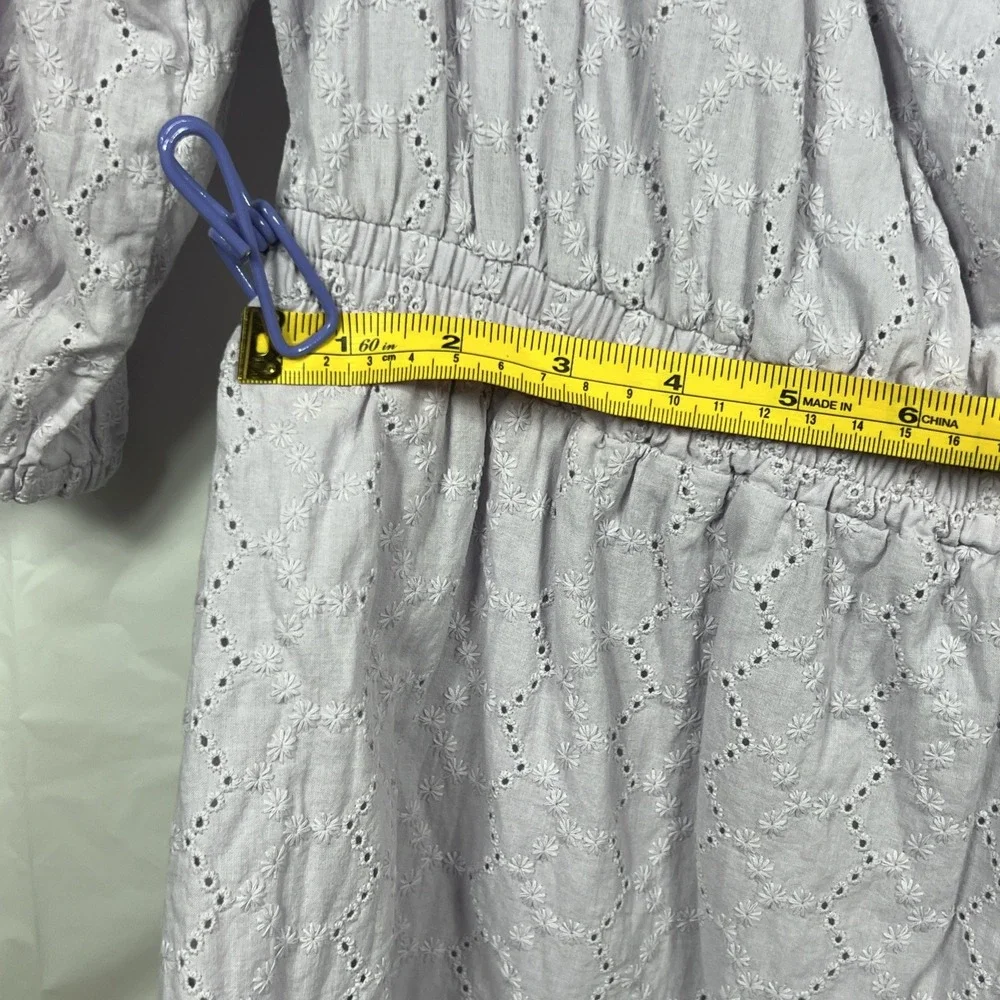 MICHAEL Michael Kors‎ Womens Lavender Off The Shoulder Eyelet Dress Size Medium
